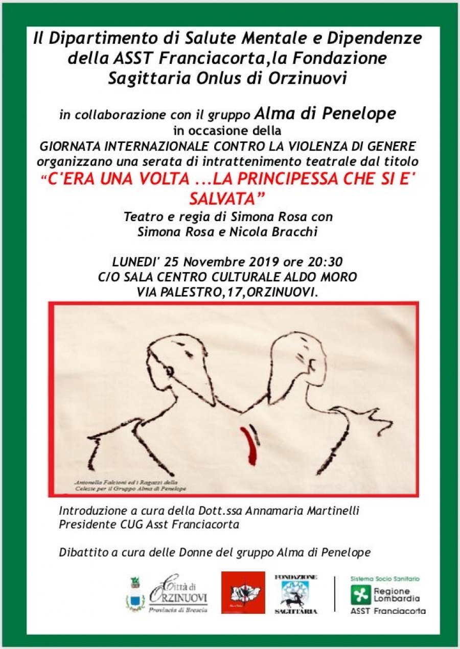 Serata teatrale per la Giornata contro la violenza di genere