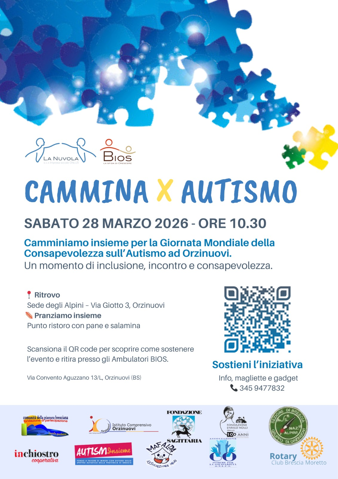 CAMMINAxAUTISMO 28 marzo a Orzinuovi